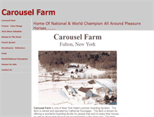 Tablet Screenshot of carouselfarm-alwaysinthemood.com